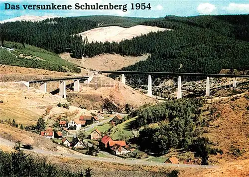 Schulenberg Oberharz Das versunkene Schulenberg 1954 Kat. Schulenberg im Oberharz