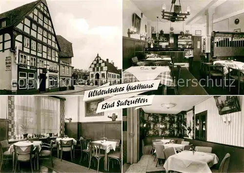 Bad Salzuflen Altdeutsches Gasthaus Aussenansicht Gaststube  Kat. Bad Salzuflen