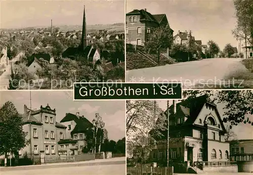 Grossbothen Kirche Hauptstrasse Schule Kat. Grossbothen