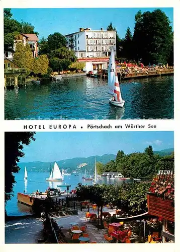 Poertschach Woerthersee Hotel Europa Terrasse Kat. Poertschach Woerther See Kaernten