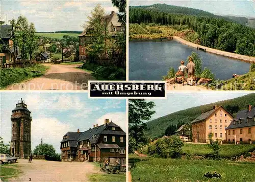 Auersberg Wildenthal Carlsfeld Sosa Talsperre des Friedens HOG Berghotel Auersberg Konsum Hotel Am Auersberg Kat. Eibenstock