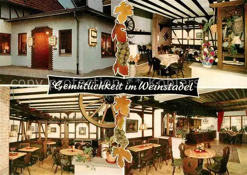 Salzschlirf Bad Weinstube Weinstadel Cafe Kat. Bad Salzschlirf