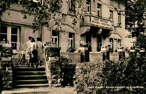 Kipsdorf Cafe Pietsch  Kat. Altenberg