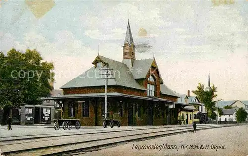 Leominster United States Bahnhof Kat. Leominster