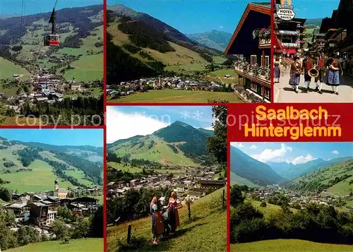 Saalbach Hinterglemm Seilbahn Panorama Dorfmotive Kat. Saalbach Hinterglemm