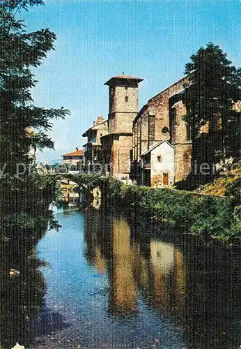 Saint Jean Pied de Port Eglise et la Nive Kat. Saint Jean Pied de Port