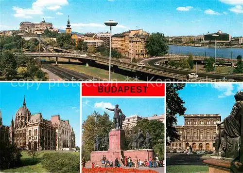 Budapest Panorama Palast Denkmal Kat. Budapest