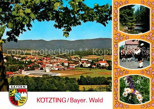 Koetzting mit Hoher Bogen Trachtenkapelle Kat. Bad Koetzting