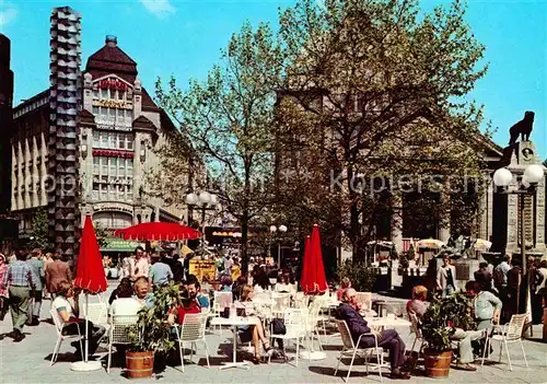 Hamburg Partie am Moenckebergbrunnen Kat. Hamburg