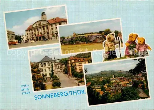 Sonneberg Thueringen Spielzeugstadt Teilansichten Kat. Sonneberg