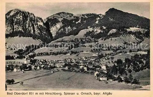 Bad Oberdorf Hirschberg Spieser Ornach Kat. Bad Hindelang
