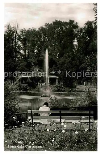 Zweibruecken Rosengarten Kat. Zweibruecken