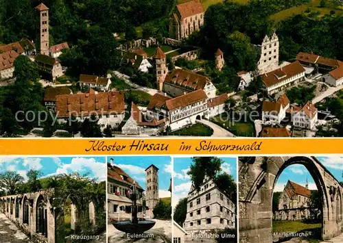 Hirsau Kloster Kreuzgang Eulenturm Historische Ulme Marienkirche Kat. Calw