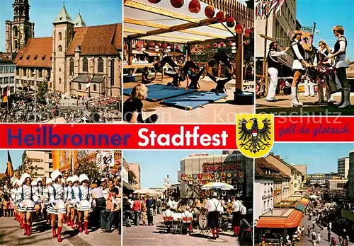 Heilbronn Neckar Stadtfest Fussgaengerzone Fleiner Strasse Kirchbrunnen Strasse Kat. Heilbronn