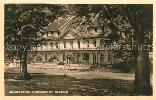 Alexisbad Harz Genesungsheim Badehaus Kat. Harzgerode