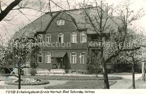 Bad Schandau Erholungsheim Erwin Hartsch Kat. Bad Schandau