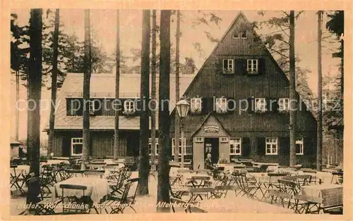 Altenberg Erzgebirge Historische Waldschaenke Kat. Geising