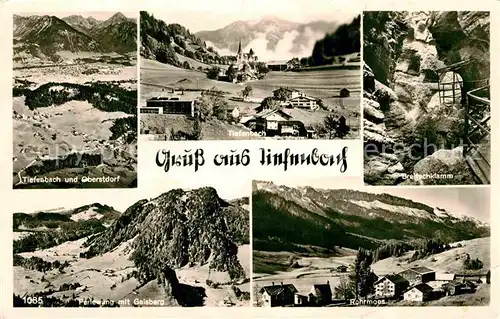 Tiefenbach Oberstdorf Gaisberg Rohrmoos Breitachklamm Perlewang Kat. Oberstdorf