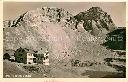 Rappenseehuette Linkenkopf Rotgundspitze Kat. Oberstdorf