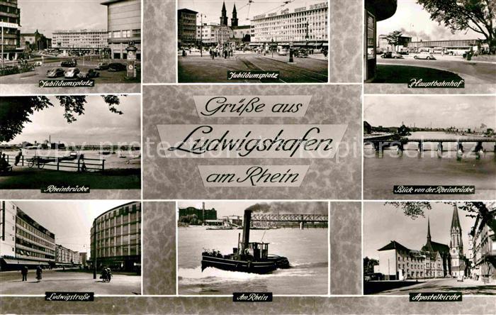 Ludwigshafen Rhein Rheinbruecke.. Ansichtskarten günstig