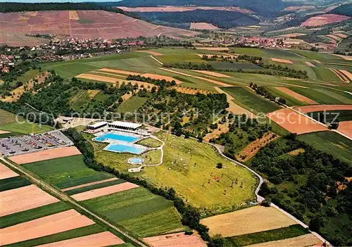 Oberstenfeld Mineralfreibad Oberes Bottwartal Luftaufnahme Kat. Oberstenfeld