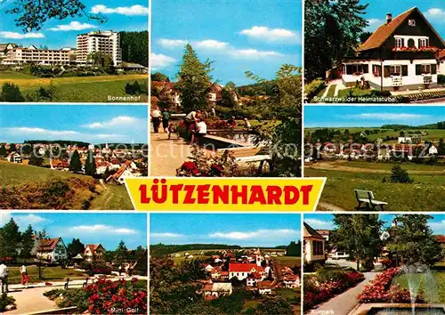 Luetzenhardt Sonnenhof Minigolf Kurpark Schwarzwaelder Heimatstube Kat. Waldachtal