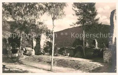 Duerkheim Bad Ruine Hardenberg Kat. Bad Duerkheim