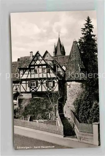 Schwaigern Hexenturm Fachwerk Kat. Schwaigern