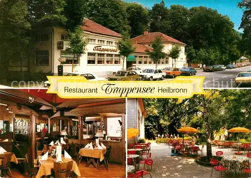 Heilbronn Neckar Restaurant Cafe Trappensee Kat. Heilbronn