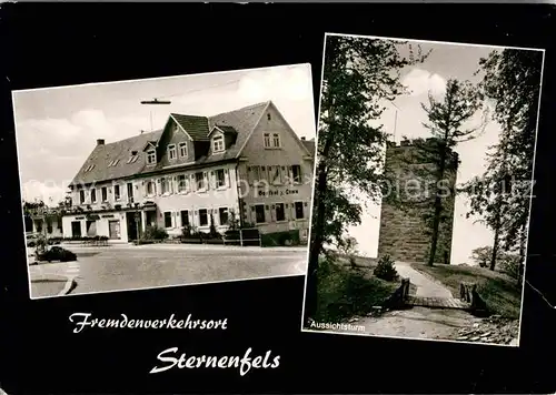 Sternenfels Gasthof Metzgerei Aussichtsturm Kat. Sternenfels