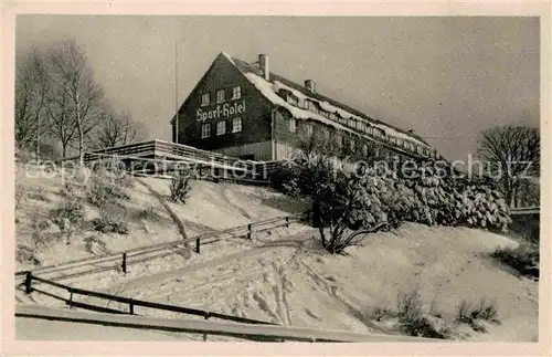 Aschberg Vogtland Sporthotel Waldgut Kat. Reichenbach