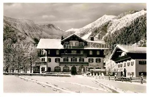 Geitau Gasthaus zur roten Wand Kat. Bayrischzell