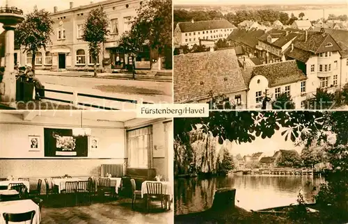 Fuerstenberg Havel Gasthaus Teilansicht  Kat. Fuerstenberg