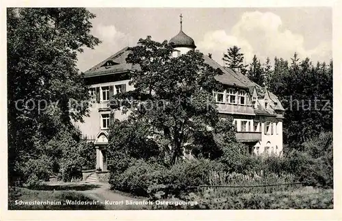 Baerenfels Erzgebirge Schwesternheim Waldesruh Kat. Altenberg