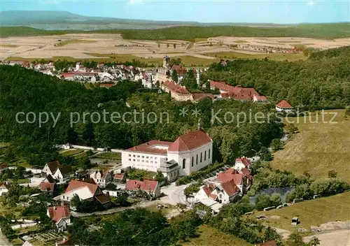 Scheinfeld Fliegeraufnahme Schloss und Kloster Schwarzenberg Kat. Scheinfeld