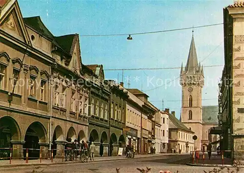 Dvur Kralove nad Labem Strassenansicht Turm  Kat. Koeniginhof an der Elbe