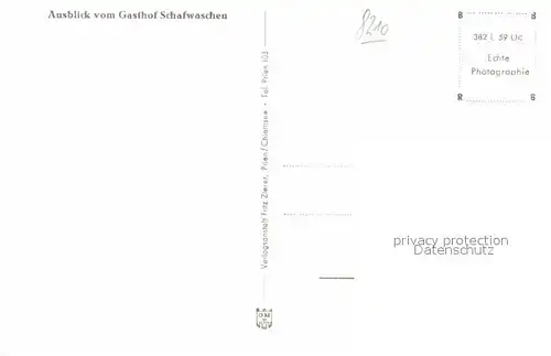 Prien Chiemsee Gasthaus Schafwaschen Biergarten Kat. Prien a.Chiemsee