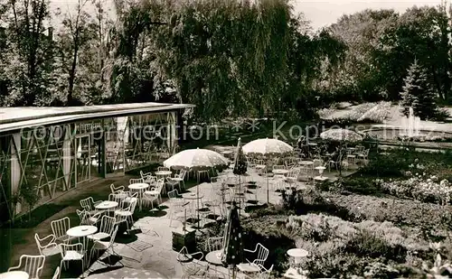 Zweibruecken Rosengarten Terrasse Wasserspiele Kat. Zweibruecken