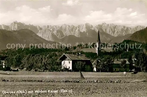 uebersee Wilder Kaiser Kirche  Kat. uebersee