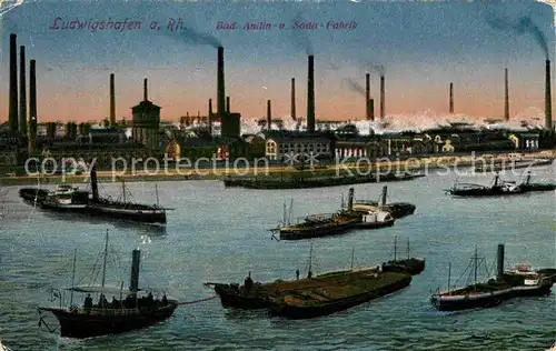 Ludwigshafen Rhein Badische Anilin Soda Fabrik  Kat. Ludwigshafen am Rhein