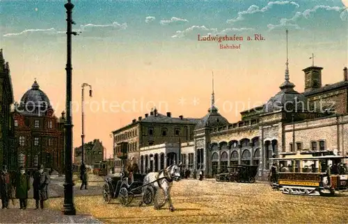 Ludwigshafen Rhein Bahnhof Kat. Ludwigshafen am Rhein