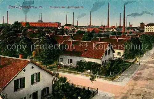 Ludwigshafen Rhein Kolonie Anilinfabrik Kat. Ludwigshafen am Rhein
