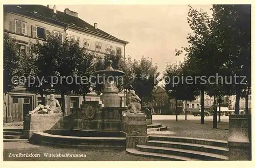 Zweibruecken Wittelsbachbrunnen Kat. Zweibruecken