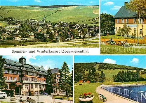 Oberwiesenthal Erzgebirge Gesamtansicht Hotel Bergfrieden Erholungsheim IG Wismut Aktivist Fichtelberg Kat. Oberwiesenthal