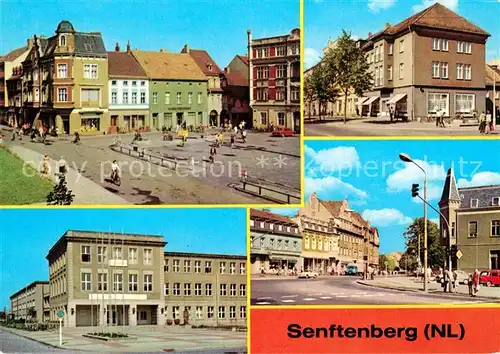 Senftenberg Niederlausitz Platz der Freundschaft Bahnhofstrasse HOG Stadtcafe Ingenieurschule Ernst Thaelmann Kat. Senftenberg