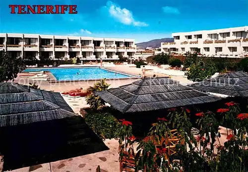 Tenerife El Chaparral Hotelanlage Swimming Pool Kat. Islas Canarias Spanien