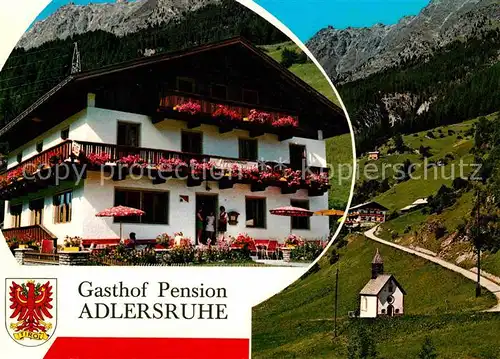 Aschbach oetztal Gasthof Pension Adlersruhe Kat. Laengenfeld