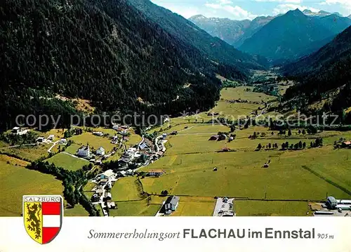 Flachau Panorama Ennstal Alpen Fliegeraufnahme Kat. Flachau