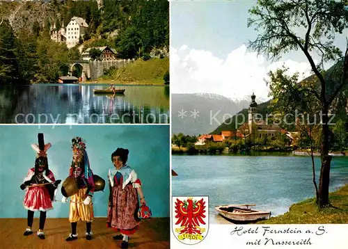 Nassereith Hotel Fernstein am See Fasnacht Masken Kat. Nassereith