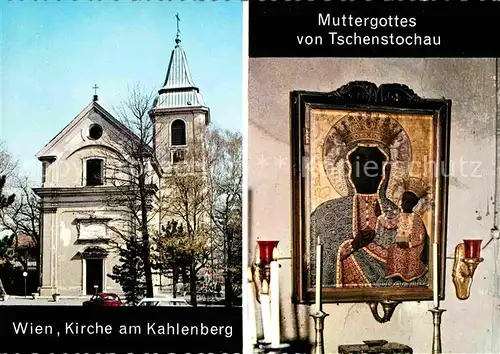 Wien Kirche am Kahlenberg Muttergottes von Tschenstochau Kat. Wien